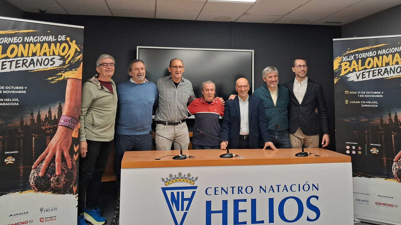 Zaragoza empfängt Handballlegenden beim XLIX. Veteranenturnier: „CN Helios ist der ideale Austragungsort“