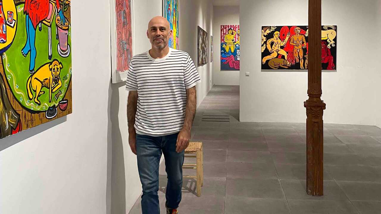 Der Künstler aus Zaragoza, der seine Werke in Madrid ausstellt und den Sie besuchen können: „Man will die Grenzen überschreiten“