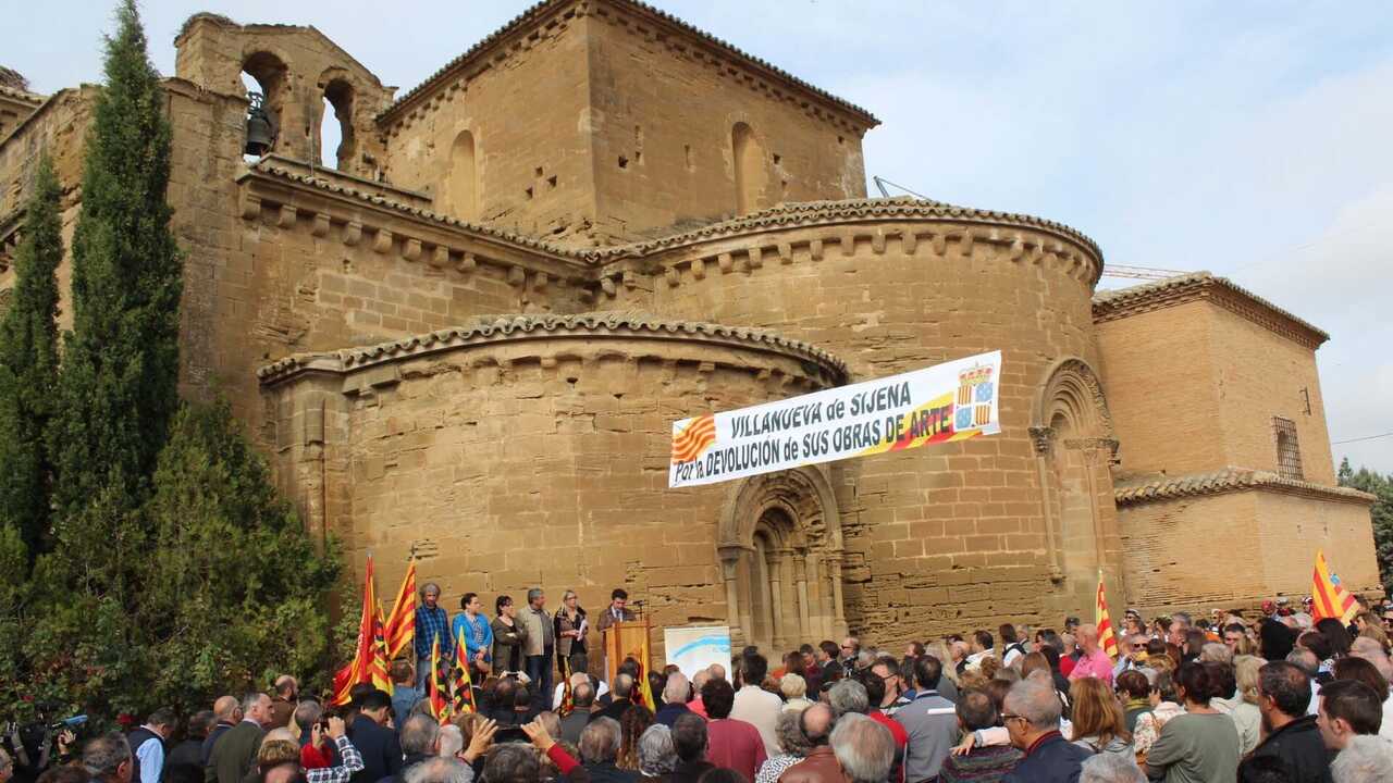 Vor 10 Jahren in Aragón: Los Monegros forderte bereits die Rückgabe der Kulturgüter von Sijena aus Katalonien