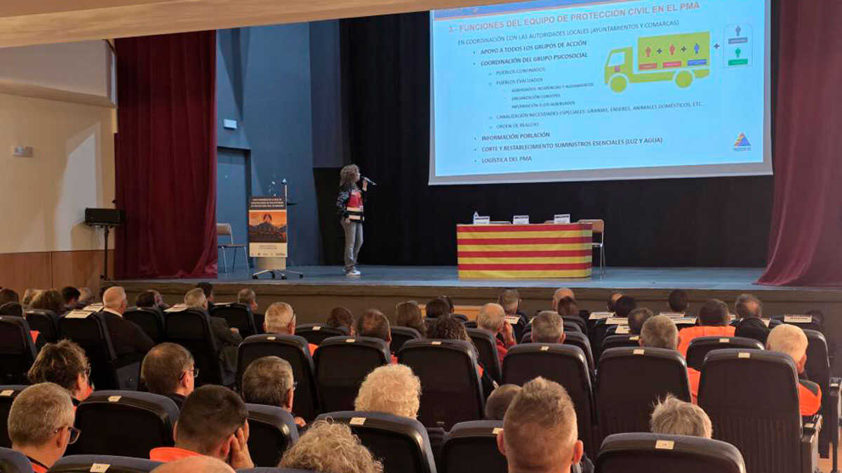 Zivilschutz würdigt in Teruel den Einsatz seiner 867 Freiwilligen nach einem von Bränden geprägten Sommer