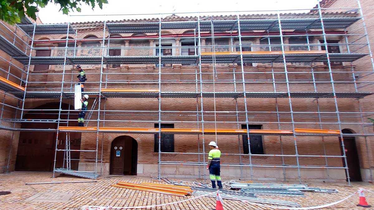 Ein Teil des Abtspalais im Kloster Veruela wird für 672.000 Euro restauriert