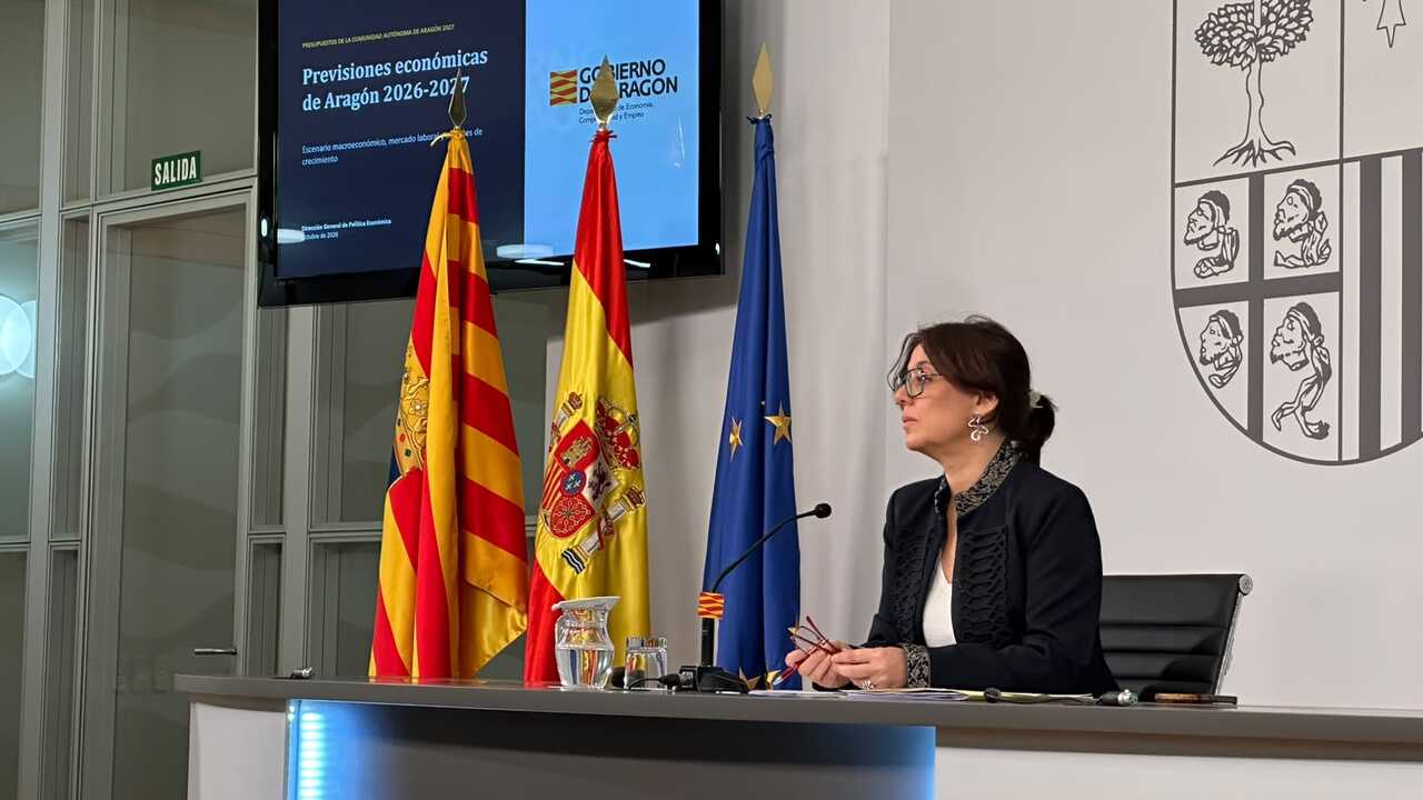 Aragón erwartet 2027 ein Wirtschaftswachstum von 2 Prozent und eine Arbeitslosenquote von 7,4 Prozent