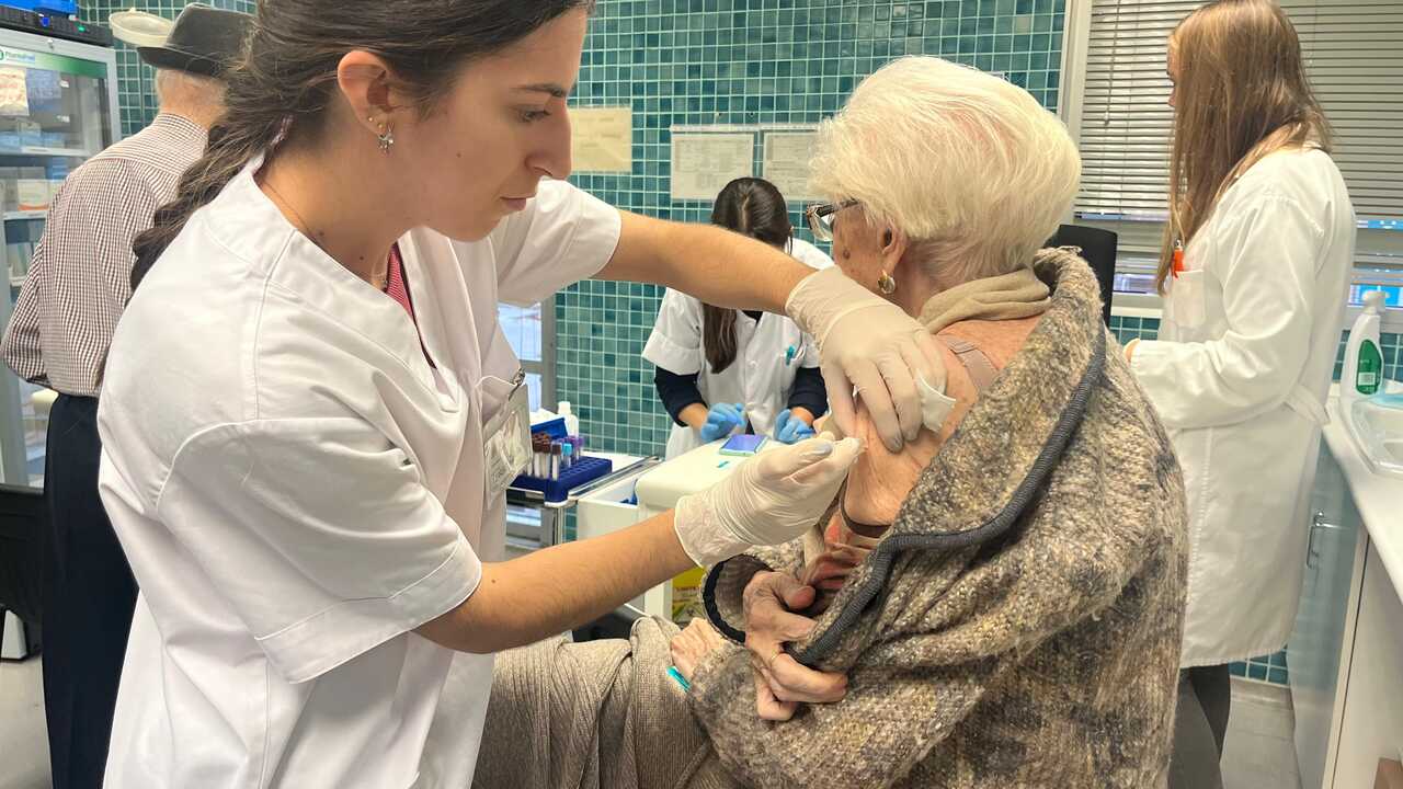 Die Hälfte der über 80-Jährigen in Aragón ist bereits gegen Grippe geimpft
