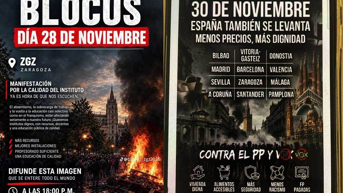 Chueca warnt vor möglichen Blocus-Unruhen in Zaragoza: „Die Angst auf den Straßen wächst“