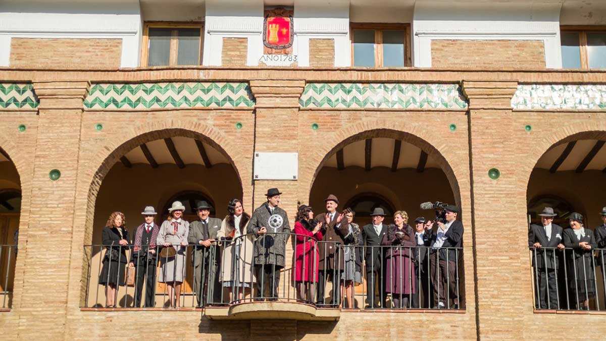 Vor 10 Jahren in Aragón: Mehr als 2.000 Menschen ließen die Dreharbeiten zu „Nobleza Baturra“ in La Almunia wiederaufleben