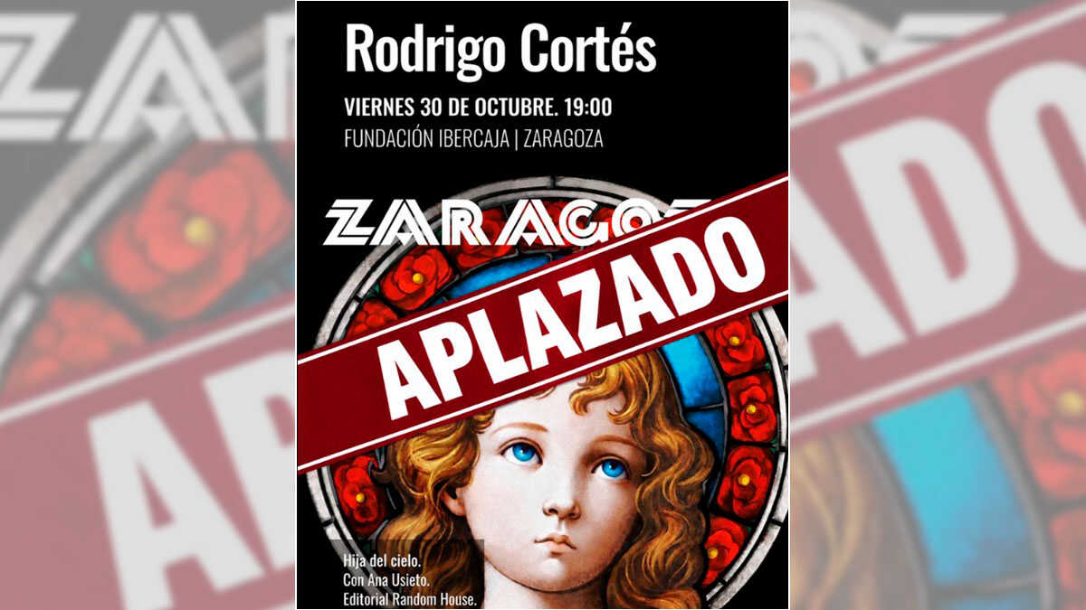 Präsentation von Rodrigo Cortés’ Buch in Zaragoza nach Unfall in Toledo abgesagt